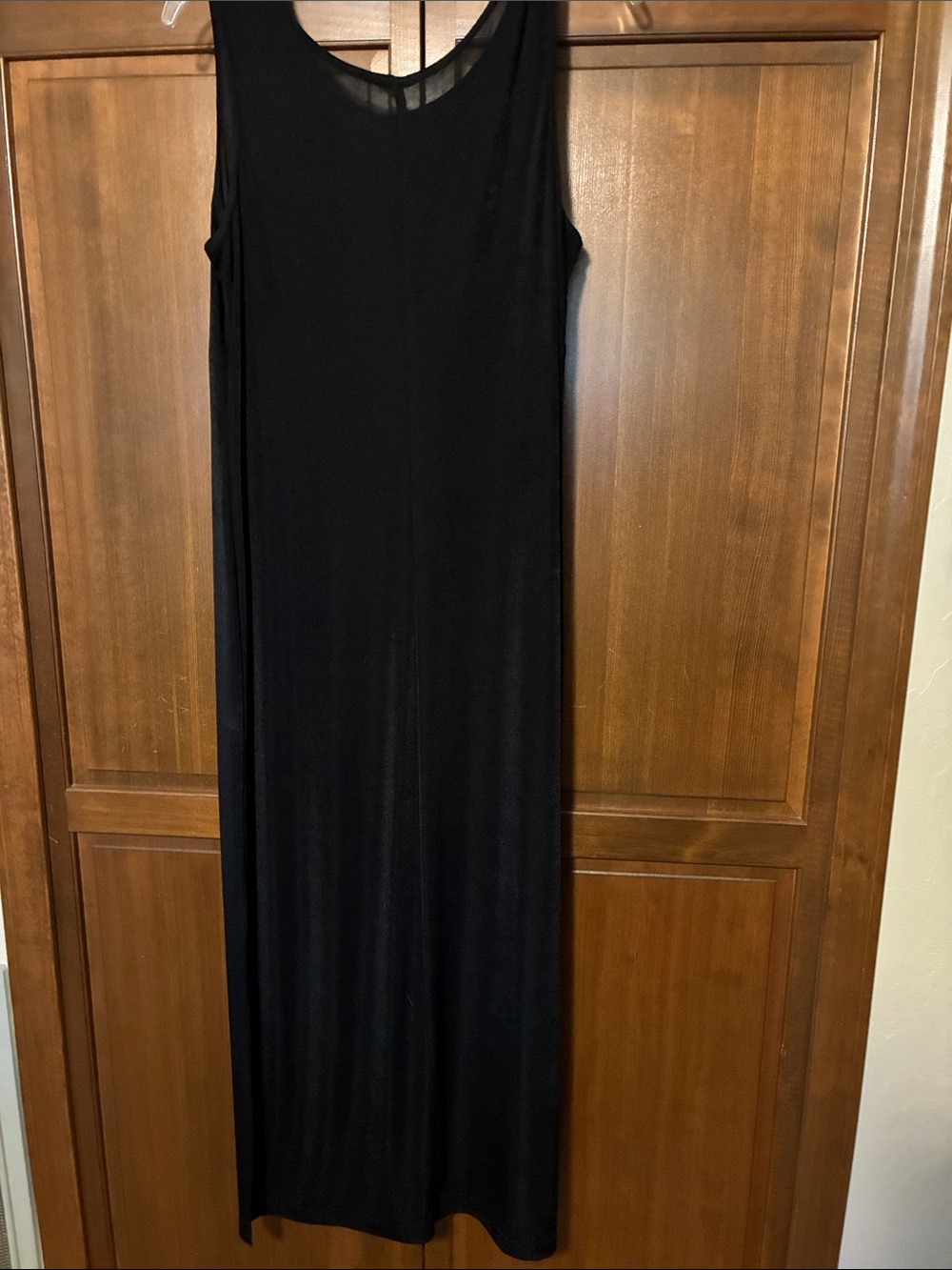 Sleeveless Black Maxi Dress - Classic Elegant Style